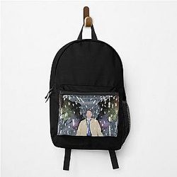 Castiel meets cute rainbow wings on his backpack