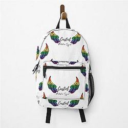 Angel Castiel Protection Squad Rainbow Wings Backpack
