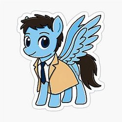 Castiel My Pony Sticker