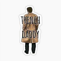Castiel - Trench Coat Daddy Sticker
