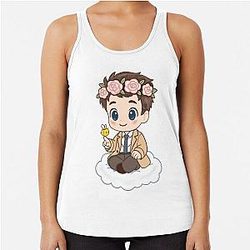 Castiel with Racerback Tank Top