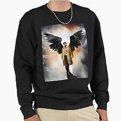 Castiel Dark Pullover Sweatshirt