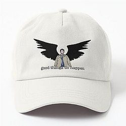 Good Things Happen Castiel Black Wings Dad Hat