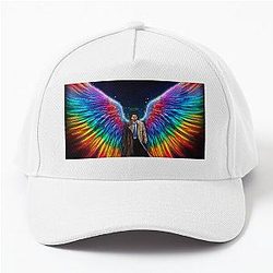Rainbow Pride Castiel Baseball Cap