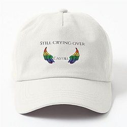 Still Crying Over Castiel with Rainbow Wings Dad Hat