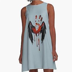 Supernatural Castiel A-Line Dress