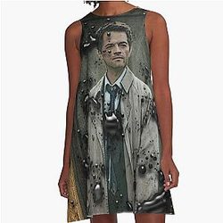 The Angel Castiel A-Line Dress