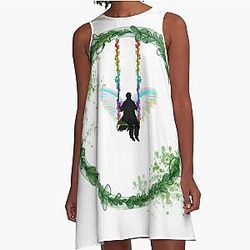 Castiel Happy Place A-Line Dress