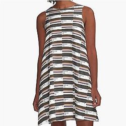 Colour Swatch A-Line Dress