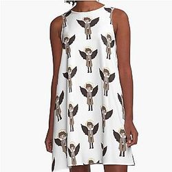 Angel A-Line Dress Castiel