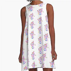 Smol Castiel A Line Dress