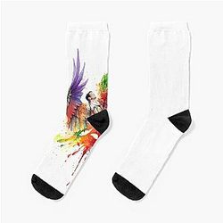 Rainbow Castiel Socks