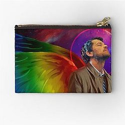 Castiel Pride Zipper Pouch