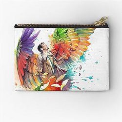 Rainbow Castiel Pouch
