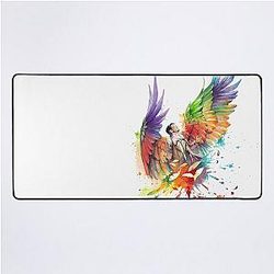 Rainbow Castiel Desk Mat