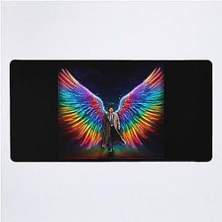 Rainbow Pride Castiel Desk Mat