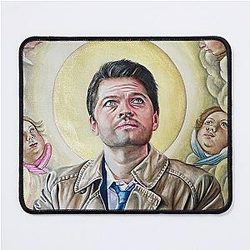 Guardian Angel Castiel Mouse Pad