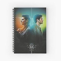 Colorful Dean Castiel Spiral Notebook