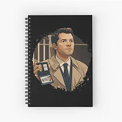 Castiel Supernatural Spiral Notebook