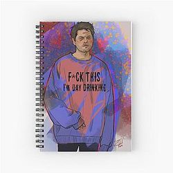Day Drinking Castiel Spiral Notebook
