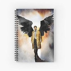 Castiel Dark Version Spiral Notebook