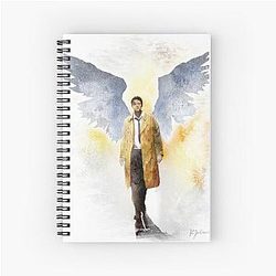 Castiel Light Spiral Notebook