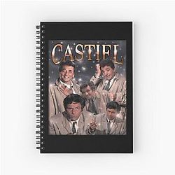 Castiel Columbo Spiral Notebook