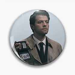 Castiel FBI Pin