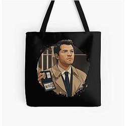 Castiel Supernatural All Over Print Tote Bag