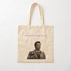 Castiel FBI Cotton Tote Bag