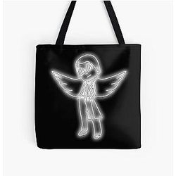 Chibi Neon Castiel Tote Bag