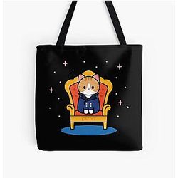 Fancy Castiel Cat All Over Print Tote Bag