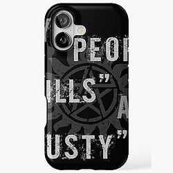 Supernatural Castiel People Skills iPhone Tough Case