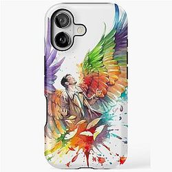 Rainbow Castiel iPhone Case