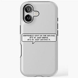 Castiel happiness iPhone case