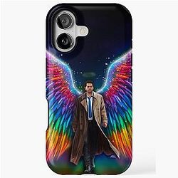 Rainbow Pride Castiel iPhone Tough Case