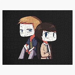 Calcifer and Castiel Jigsaw Puzzle