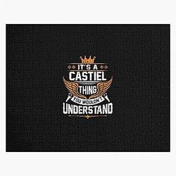 Castiel Name Castiel T Shirt - Castiel Things Gift Item Tee Jigsaw Puzzle