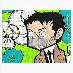 T is for Tape - Castiel Changes Channels Jigsaw Puzzle