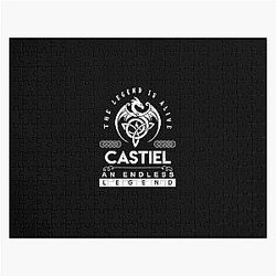 Castiel Name T-Shirt - The Legend Is Alive An Endless Legend Gift Item Tee Jigsaw Puzzle