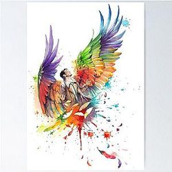 Rainbow Castiel