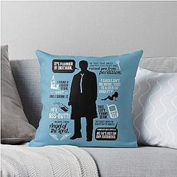 Castiel Quote Throw Pillow