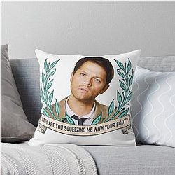 Castiel Throw Pillow