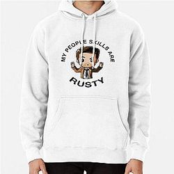 My People Skill Funny Cartoon Supernatural Quote by Cas Castiel Pullover Hoodie