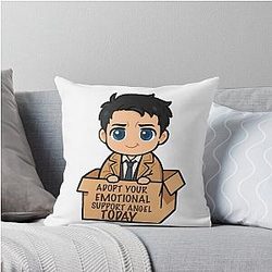Castiel Emotional Support Throw Pillows
