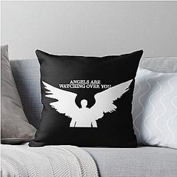 Castiel Watching Over You Throw Pillow