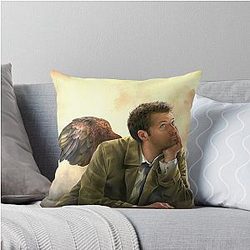Castiel Renaissance style throw pillow