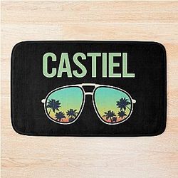 Cool Castiel Bath Mat