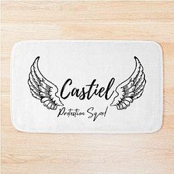 Castiel Protection Squad wings Bath Mat