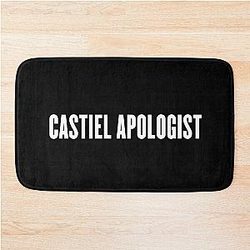 Castiel Acolyte in White Bath Mat